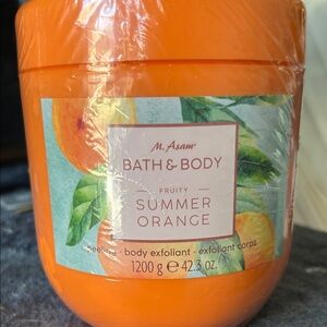 M. ASAM BATH & BODY Fruity Summer Orange Exfoliant Scrub GIANT TUB 42.3oz SEALED